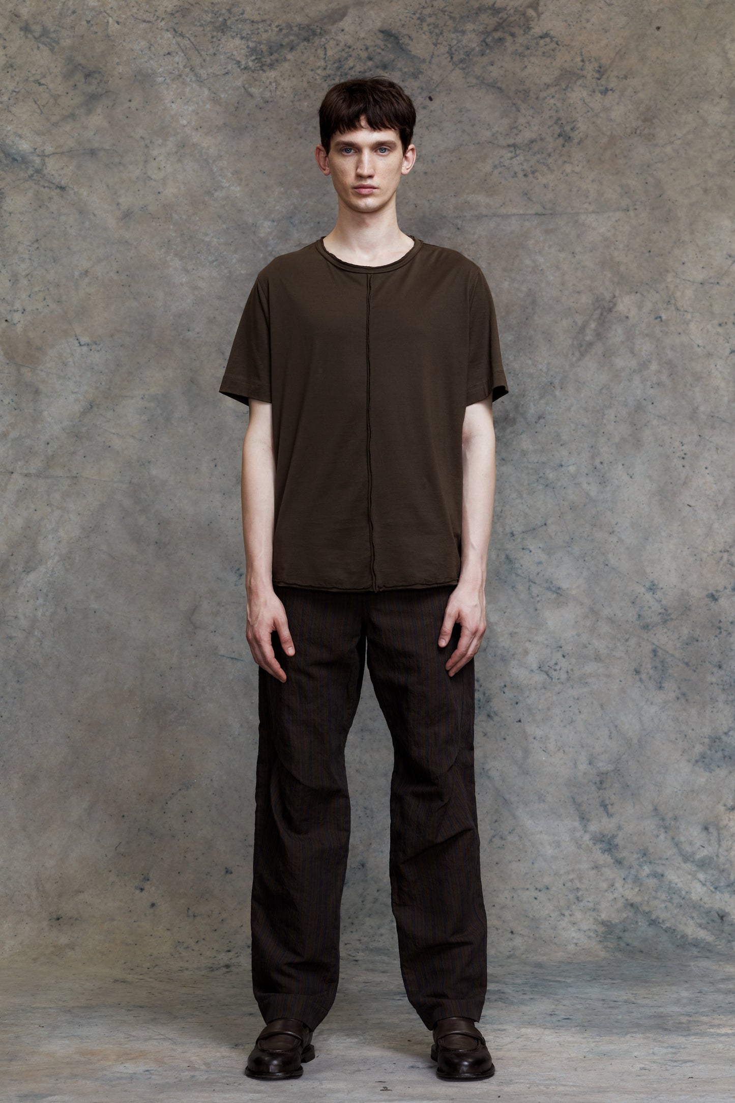 ZIGGY CHEN S/S2024 - Classic Front Seam T-Shirt