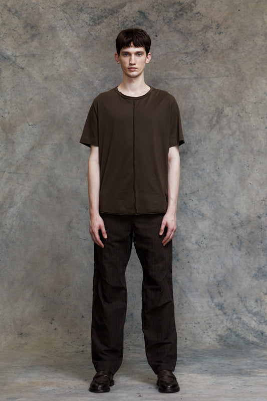 ZIGGY CHEN S/S2024 - Classic Front Seam T-Shirt