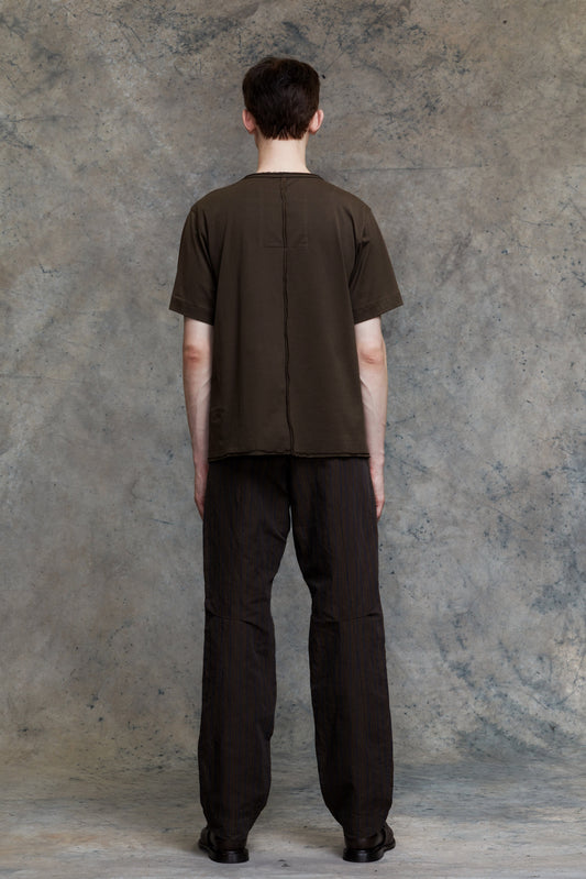 ZIGGY CHEN S/S2024 - Classic Front Seam T-Shirt