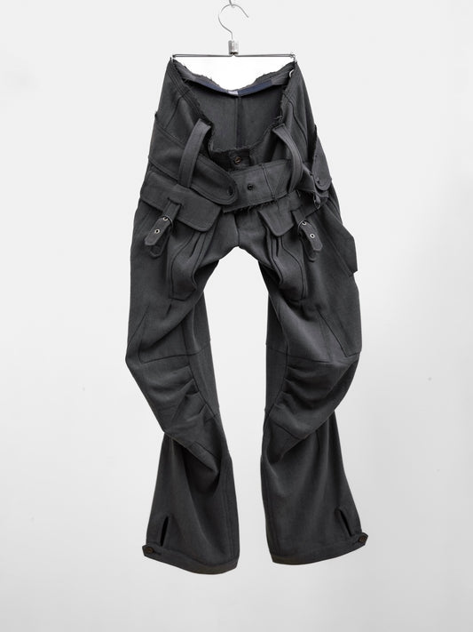 Marithé + François Girbaud Early 2000’s - 3D-Cut Bondage Cargo Pants