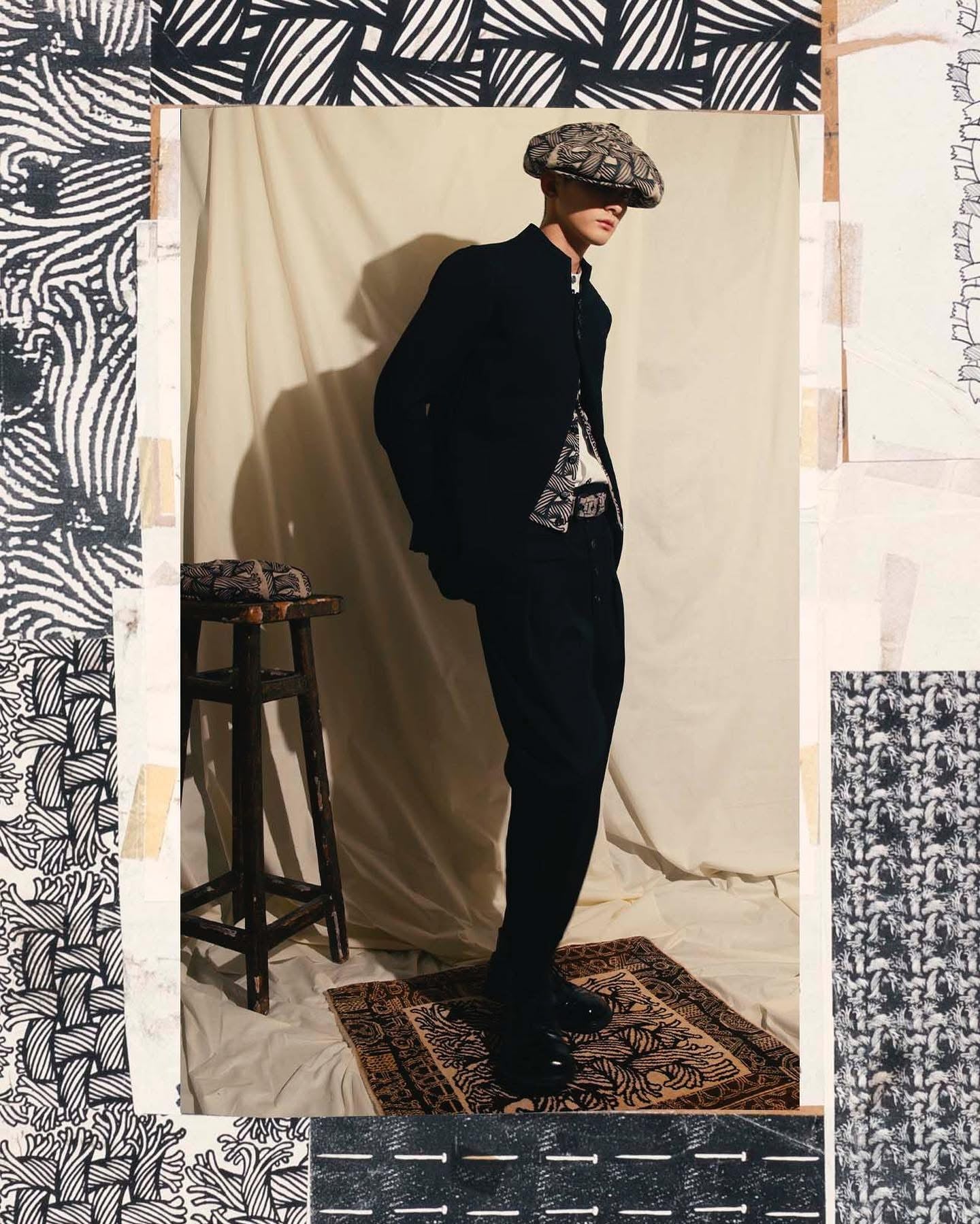 Christopher Nemeth S/S2023 - Rope-Printed Cap