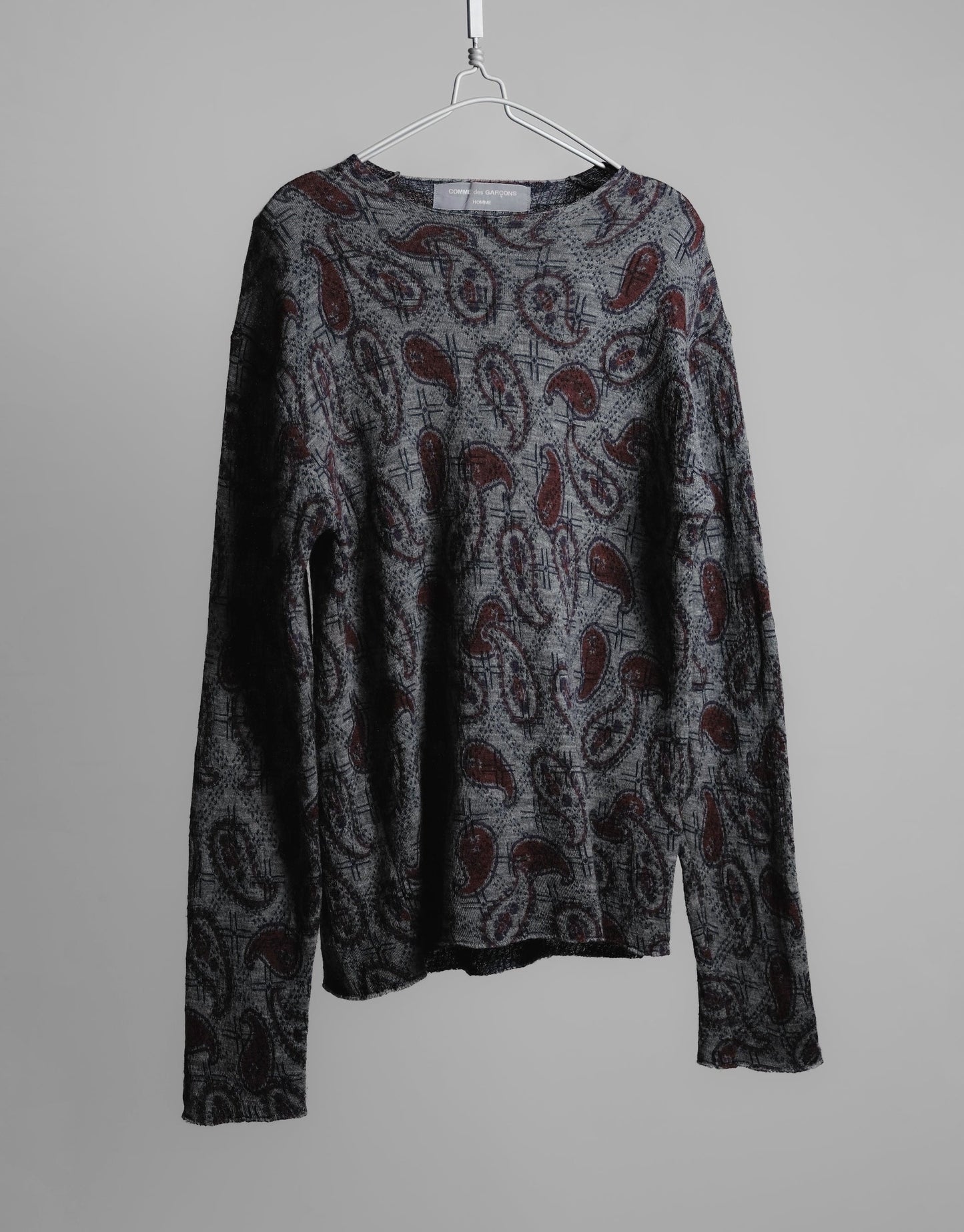 COMME des GARÇONS HOMME by Keiichi Tanaka AD1999 - Paisley Knitted Top