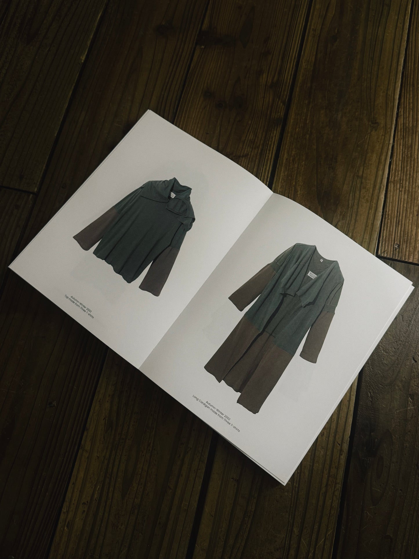 Martin Margiela Line ⓪ F/W2002 - Artisanal Reconstructed T-shirts Cardigan