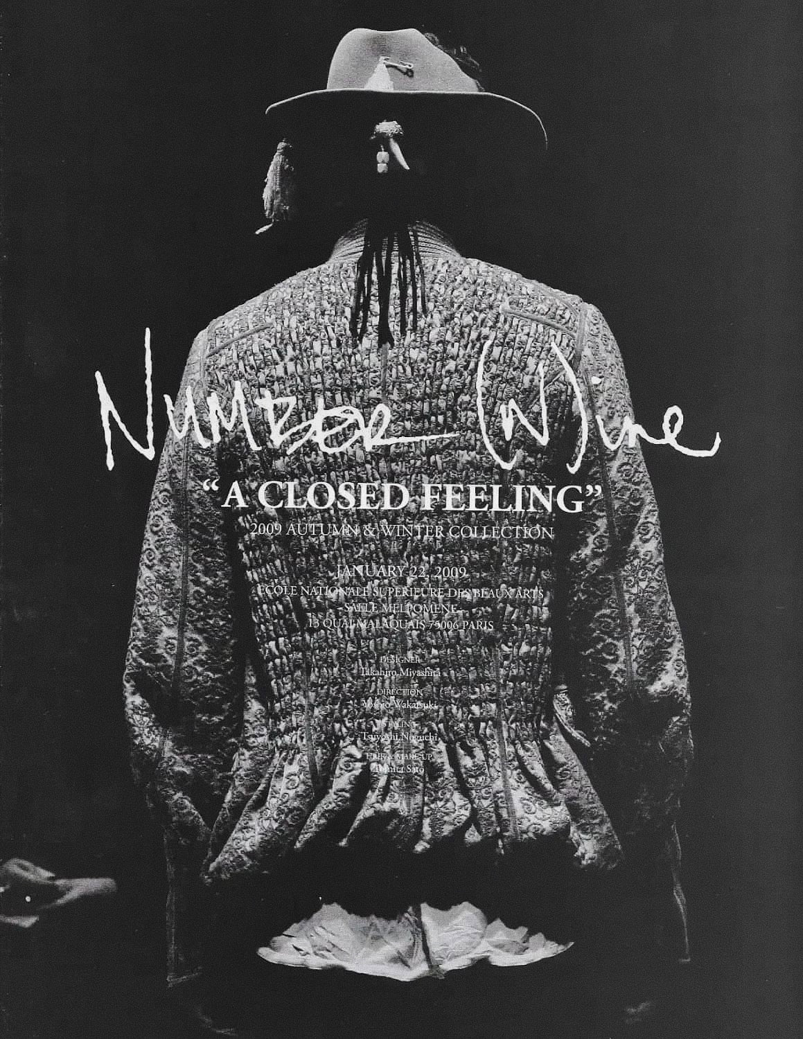 Number (N)ine F/W2009 “A CLOSE FEELING” - Velvet-Trim Silk / Cotton Shirt