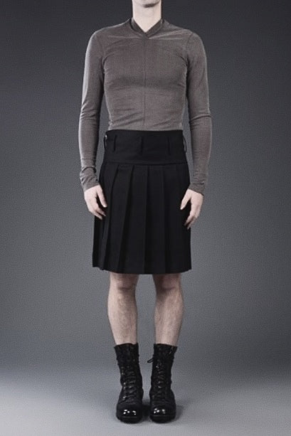 COMME des GARÇONS HOMME PLUS F/W2012 - Wool Pleated Kilt