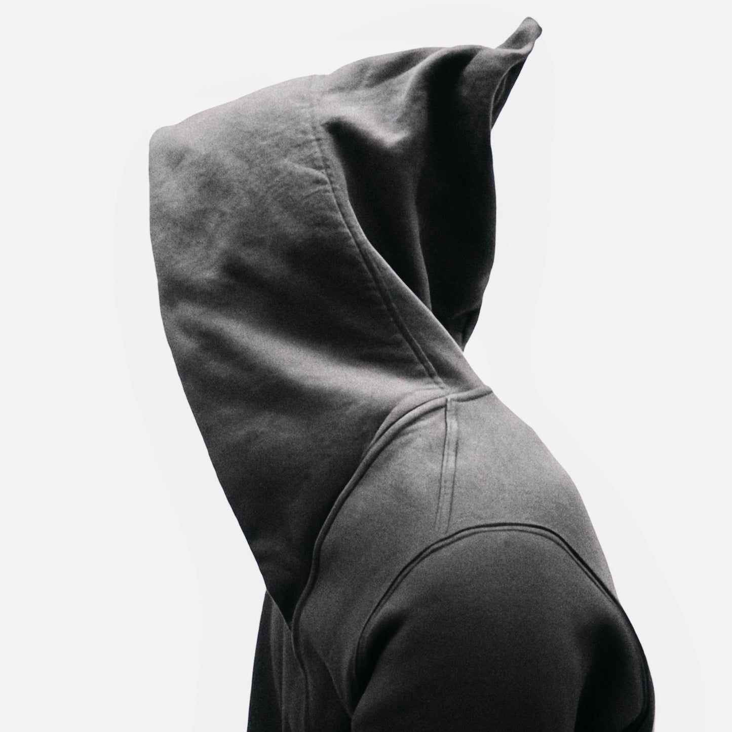 Rick Owens DRKSHDW F/W2010 - Druid Mountain Hooded Vest - Pearl
