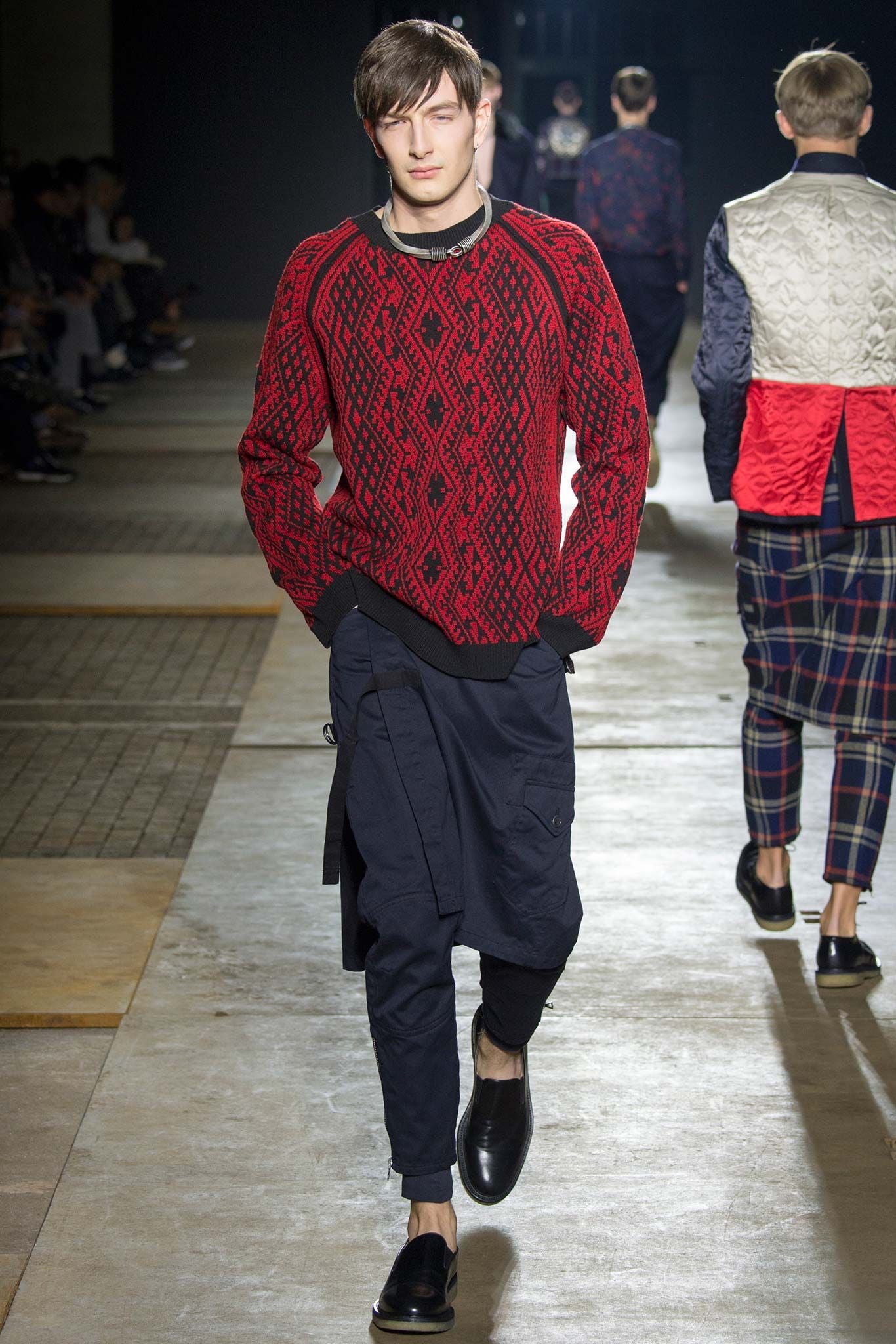 Dries Van Noten F/W2015 - Military Wrap Skirt Pants