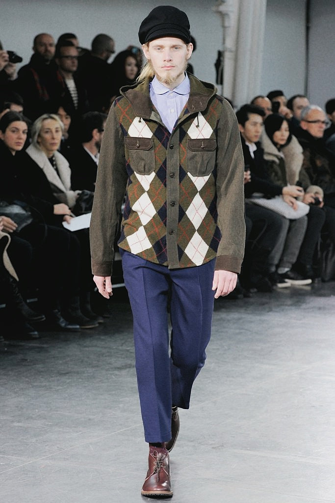 Junya Watanabe Man F/W2011 - Argyle Hooded Sweater