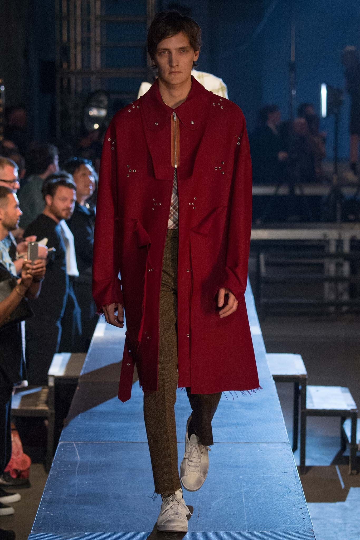 RAF SIMONS S/S2016 - Eyelet Coat